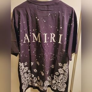 Amiri t shirt bandana pattern